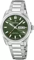 Festina F20073/4, Festina CLASSIQUES ACIER F20073/4 Herrenarmbanduhr Gr&uuml;n male,