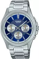 Casio MTP-1375PD-2A1VEF Herrenuhr Multifunktion Stahl/Dunkelblau