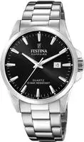 Festina F20024/4 Herrenuhr Stahl/Schwarz mit Saphirglas