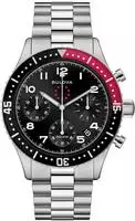 Bulova 98B451, Bulova Archive Series 98B451 Herrenarmbanduhr Schwarz male, Geh&auml;use