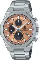 Casio EFS-S570D-5AUEF Edifice Solar Chrono Herrenuhr Stahl/Haselnussbraun