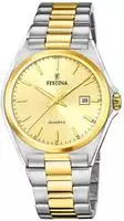 Festina F20554/3, Festina Stahlband klassisch F20554/3 Herrenarmbanduhr Gold male,
