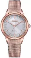 Citizen L Serie Damen Rosegold Uhr EM1153-88A Ros&eacute;gold