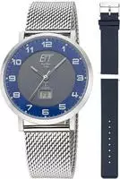 ETT Funkuhr "Atacama" Armbanduhr, Herrenuhr, Datum, Solar, ideal auch als Geschenk