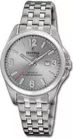 Festina Quarzuhr "Calendario Titanium" Armbanduhr, Damenuhr, analog, Tag