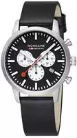 Mondaine MSD.41420.LBV Herrenuhr Chronograph Schwarz 41 mm