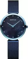 Bering 18132-398, Bering SWAROVSKI ELEMENTS 18132-398 Damenarmbanduhr Blau female,