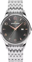 Jacques Lemans 1-2215J Herrenuhr London Anthrazit/Ros&eacute;goldfarben