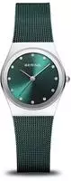 Bering 12927-808, Bering Classic 12927-808 Damenarmbanduhr Gr&uuml;n female, Geh&auml;use aus