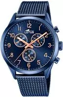 Lotus 18638/1, Lotus MJS00 18638/1 Herrenchronograph Blau male, Geh&auml;use aus