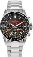 Jacques Lemans 50-10D Herrenuhr Solar Chronograph Eco Power Stahl LE