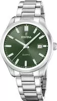 Festina Quarzuhr "Classic Steel" Armbanduhr, Herrenuhr, Edelstahlarmband, analog, Tag
