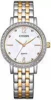 Citizen EL3106-59D, Citizen Elegant EL3106-59D Damenarmbanduhr Perlmutt female,