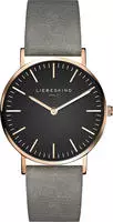 Liebeskind Berlin Quarzuhr "New Case" Armbanduhr, Damenuhr, analog, Lederband