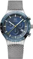 Glock GW-34-3-24 Herrenuhr Chronograph Edelstahl/Blau