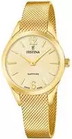 Festina F20077/3, Festina GRACE F20077/3 Damenarmbanduhr Gold female, Geh&auml;use...
