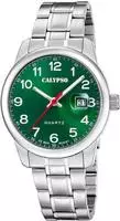 Calypso K5872/5 Herrenarmbanduhr Quarz Stahl/Gr&uuml;n