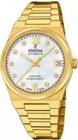 Festina F20033/1, Festina My Swiss Time F20033/1 Damen Automatikuhr Wei&szlig;...