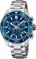 Festina F20042/2, Festina CHRONO F20042/2 Herrenchronograph Blau male, Geh&auml;use aus