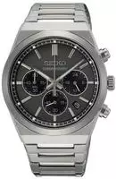 Seiko Chronograph Quarzuhr, Armbanduhr, Herrenuhr, Damenuhr, Stoppfunktion, Datum