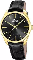 Lotus Quarzuhr "Minimalist for him" Armbanduhr, Herrenuhr, Lederarmband, analog