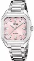 Lotus 18967/3, Lotus SQUARE SERIES 18967/3 Damenarmbanduhr Pink female,...