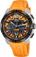 Lotus 18944/3, Lotus VORTEX 18944/3 Herrenchronograph Schwarz / Orange male, Geh&auml;use