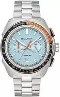 Bulova 98B432, Bulova Performance 98B432 Herrenarmbanduhr Hellblau male, Geh&auml;use aus
