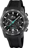Lotus 18974/3, Lotus CHRONO 18974/3 Herrenchronograph Schwarz male, Geh&auml;use aus