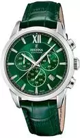 Festina F20041/3, Festina CHRONO F20041/3 Herrenchronograph Gr&uuml;n male, Geh&auml;use aus