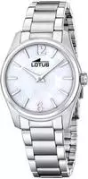 Lotus Quarzuhr "Classic Steel" Armbanduhr, Damenuhr, Edelstahlarmband, analog