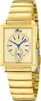Lotus Quarzuhr "Square Series" Armbanduhr, Damenuhr, Herrenuhr, Edelstahlarmband,