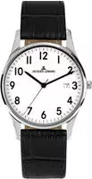 Jacques Lemans Quarzuhr "London" Armbanduhr, Damenuhr, Lederarmband, analog, Tag
