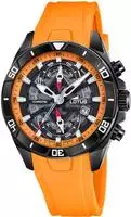 Lotus 18945/3, Lotus VORTEX 18945/3 Herrenchronograph Schwarz / Orange male, Geh&auml;use
