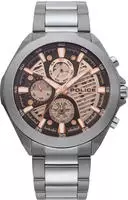 POLICE - Armbanduhr - WADDEN - PL15654JSU.04M - Grau/Gold