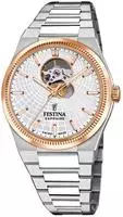 Festina F20061/1, Festina AUTOMATICO F20061/1 Herren Automatikuhr Ros&eacute; Gold / Silber