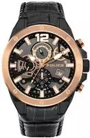 Police Herrenuhr PL15711JSBR.61 - Gold/Schwarz