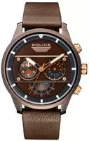 Police PL15411JSBN.12, Police VESTERBRO PL15411JSBN.12 Herrenchronograph Braun...