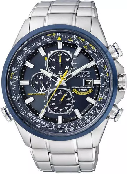 CITIZENEco-drive電波クロノBlue Angels Citizen Funkchronograph Promaster Blue Angels AT8020-54L