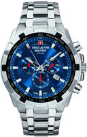Swiss Alpine Military 7043.9135 Chronograph Herrenuhr 46mm 10ATM