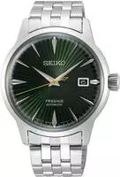 Seiko SRPE15J1 Presage Automatik-Herrenuhr Cocktail silber / gr&uuml;n