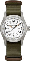 Hamilton H69439411 Handaufzugsuhr Khaki Field Mechanical Gr&uuml;n/Wei&szlig; 38 mm