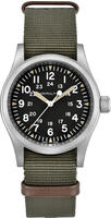 Hamilton H69439931 Armbanduhr Khaki Field Mechanical 38 mm Gr&uuml;n/Schwarz