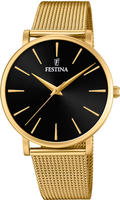 Festina Quarzuhr "Ladies Classic" Armbanduhr, Damenuhr, Edelstahlarmband
