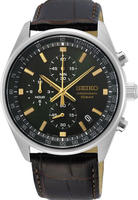 Seiko SSB385P1 Chronograph Herrenuhr mit Lederband