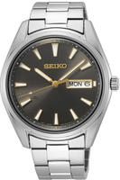 Seiko Quarzuhr Armbanduhr, Herrenuhr, Damenuhr, Datum, Saphirglas, Edelstahlarmband