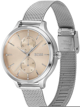 Hugo Boss Uhr mit silberfarbenem Mesh-Armband und Swarovski®-Kristallen (58089018) silber