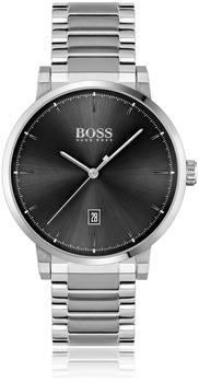Hugo Boss Uhr aus gebürstetem und poliertem Edelstahl mit Gliederarmband (58088997) silber
