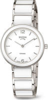 Boccia Titanium 3311-01, Boccia Titanium 3311-01 Damenarmbanduhr Wei&szlig; female,