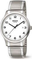 Boccia Titanium 3616-01, Boccia Titanium 3616-01 Herrenarmbanduhr Wei&szlig; male,